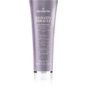 Medavita Keratin Miracle Sleek Hair Mask maschera lisciante idratante 50 ml