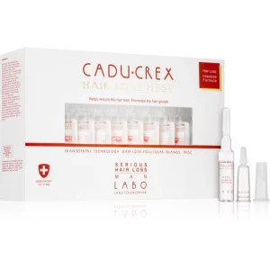 CADU-CREX Hair Loss HSSC Serious Hair Loss trattamento per capelli uomo contro la caduta grave dei capelli per uomo 20x3.5 ml