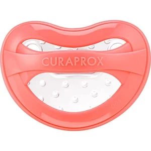 Curaprox Baby Size 0, 0-7 Months ciuccio Coral 1 pz