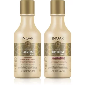 INOAR Absolut Daymoist CLR™ set per capelli secchi e tinti 2x250 ml