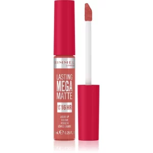 Rimmel Lasting Mega Matte rossetto liquido leggero matte 16 ore colore Coral Sass 7,4 ml