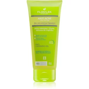 FlosLek Pharma Anti Acne gel detergente per pelli grasse con tendenza all'acne 200 ml