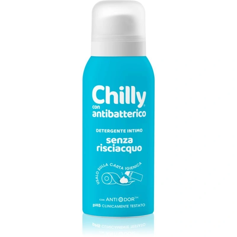 Chilly Con Antibatterico Senza Risciacquo mousse detergente per l'igiene intima 100 ml