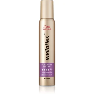 Wella Wellaflex Fullness Volume fissante in mousse con fissaggio extra forte per capelli fini 200 ml