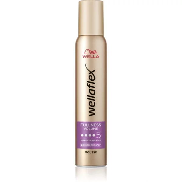 Wella Wellaflex Fullness Volume fissante in mousse con fissaggio extra forte per capelli fini 200 ml