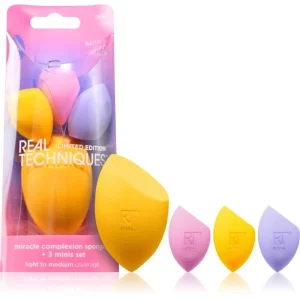 Real Techniques Miracle Complexion Sponge +3 minis set spugnetta per fondotinta