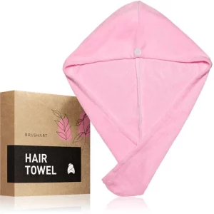 BrushArt Home Salon Hair towel asciugamano per capelli Pink