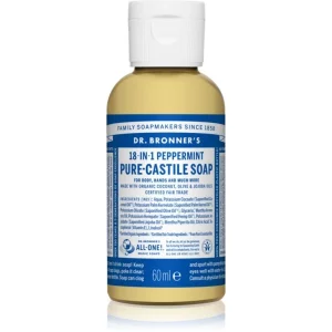 Dr. Bronner’s Peppermint sapone liquido universale 60 ml
