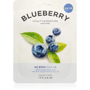 It´s Skin The Fresh Mask Blueberry mascheraviso idratante in tessuto con effetto rivitalizzante 21 g