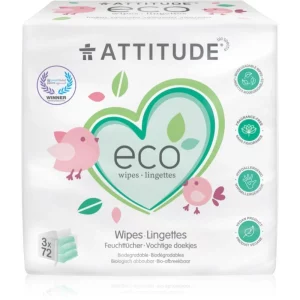 Attitude Eco salviette umidificate senza profumazione 3x72 pz
