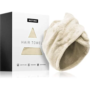 Notino Spa Collection Hair Towel asciugamano per capelli Beige 1 pz