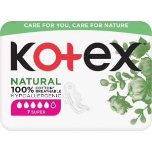 Kotex Natural Super assorbenti 7 pz