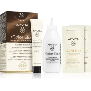 Apivita My Color Elixir tinta per capelli senza ammoniaca colore 7.0 Blonde 1 pz