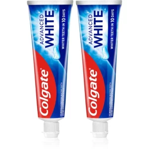 Colgate Advanced White dentifricio sbiancante anti-macchie 2x75 ml