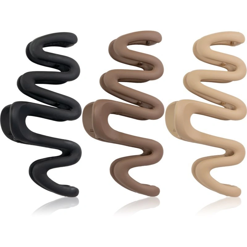 Brushworks Wave Claw Clips fermagli per capelli 3 pz