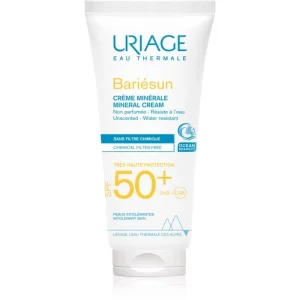 Uriage Bariésun Mineral Cream SPF 50+ crema protettiva minerale per viso e corpo SPF 50+ waterproof 100 ml