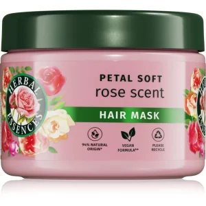 Herbal Essences Rose Scent Petal Soft maschera rivitalizzante per capelli secchi 300 ml