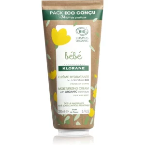 Klorane Bébé Calendula crema idratante per la pelle del bambino s BIO měsíčkem lékařským 200 ml