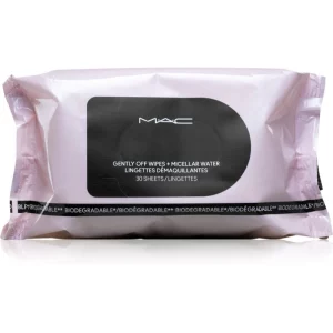 MAC Cosmetics Gently Off Wipes + Micellar Water salviette struccanti per fondotinta 30 pz