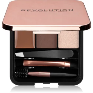 Makeup Revolution Brow Sculpt Kit kit per sopracciglia perfette colore Medium 2.2 g