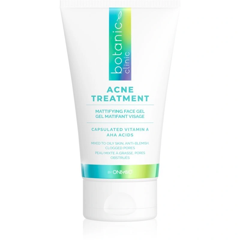 OnlyBio Botanic Clinic Acne Treatment gel detergente opacizzante per pelli grasse e problematiche 150 ml
