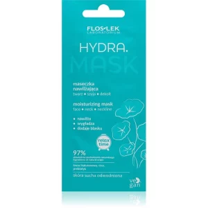 FlosLek Laboratorium Hydra maschera idratante con acido ialuronico 6 ml