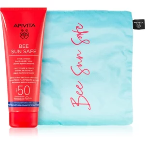 Apivita Bee Sun Safe Hydra Fresh SET latte abbronzante per viso e corpo SPF 50 confezione regalo