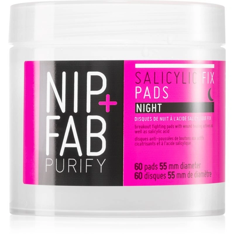 NIP+FAB Salicylic Fix dischetti detergenti per la notte 60 pz