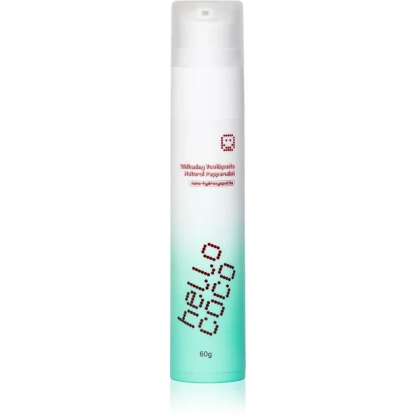 hello coco Toothpaste Peppermint dentifricio sbiancante 60 g