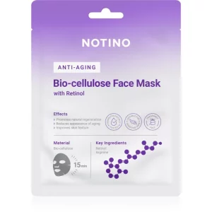 Notino Anti-Aging Bio-Cellulose Face Mask with Retinol maschera antirughe in tessuto 25 g