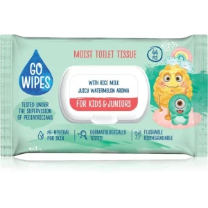 GoWipes For Kids & Juniors carta igienica umidificata per pelli sensibili per bambini 44 pz