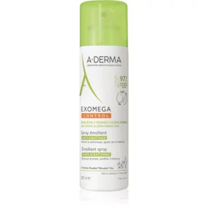 A-Derma Exomega Control Emollient spray crema idratante per rinforzare le barriere protettive per pelli sensibili e atopiche in spray 200 ml