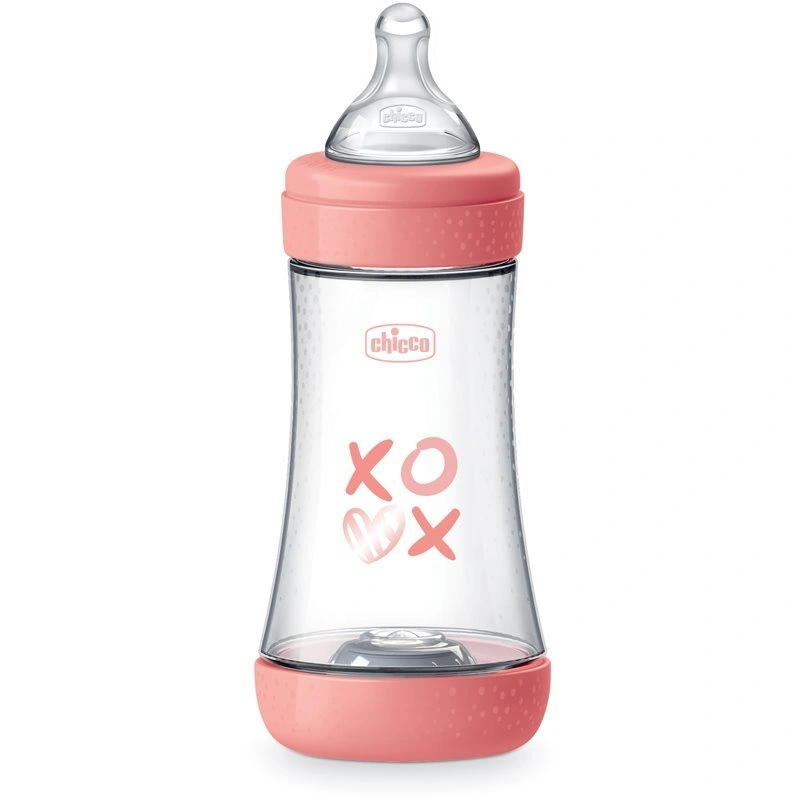 Chicco Perfect 5 biberon 2 m+ Medium Flow Pink 240 ml