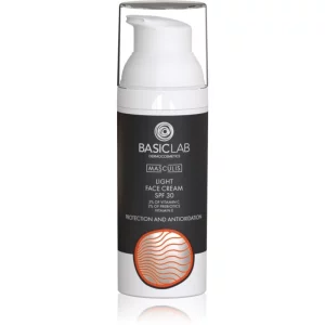 BasicLab Dermocosmetics Masculis crema giorno leggera per uomo SPF 30 50 ml