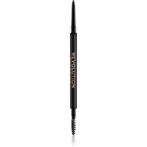 Makeup Revolution Precise Brow Pencil matita di precisione per sopracciglia con spazzolino colore Brown 0.05 g