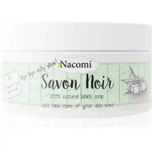 Nacomi Bye-Bye oily skin! sapone nero per viso e corpo 120 g