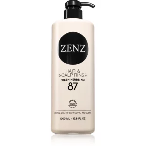 ZENZ Organic Fresh Herbs No. 87 trattamento intensivo per rigenerare il cuoio capelluto 1000 ml