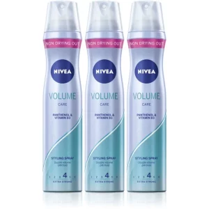 NIVEA Volume Care lacca per capelli per aumentare il volume 3 x 250 ml