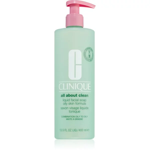 Clinique Liquid Facial Soap Oily Skin Formula sapone liquido per pelli grasse e miste 400 ml