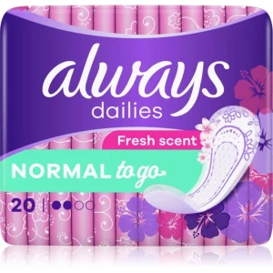 Always Dailies Normal To Go Fresh salvaslip 20 pz