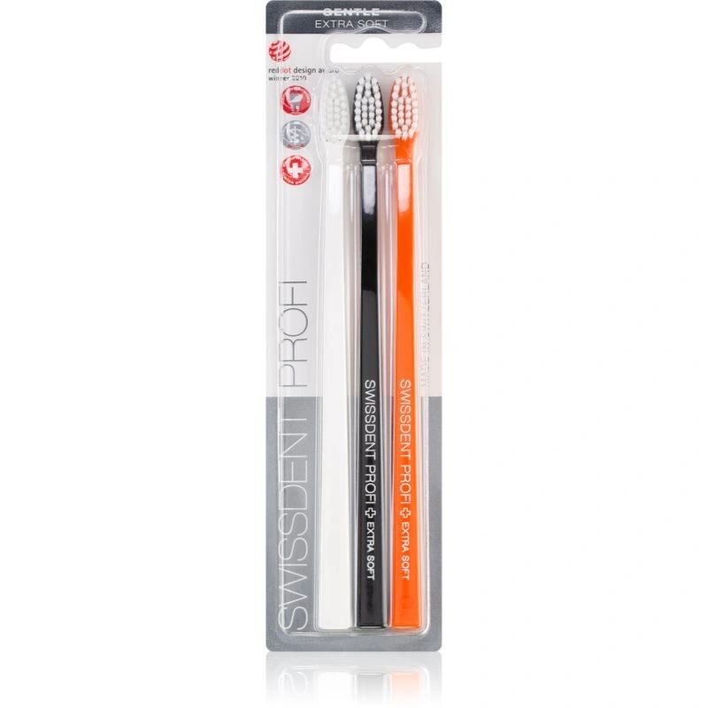 Swissdent Profi Gentle spazzolini da denti extra soft 3 pz