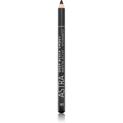 Astra Make-up Deep Black Smoky kajalowa kredka do oczu do makijażu smoky eyes odcień Black 1,1 g