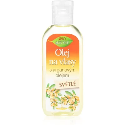 Bione Cosmetics Keratin + Argan olejek do włosów jasnych 80 ml