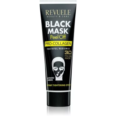 Revuele Black Mask Peel Off Pro-Colagen maska złuszczająca ujędrniający skórę 80 ml