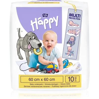 Bella Baby Happy SIze L jednorazowe maty do przewijania 60x60 cm 10 szt.