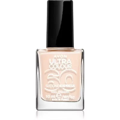 Avon Ultra Colour 60 Second Express szybkoschnący lakier do paznokci odcień Think Fast Pink 10 ml