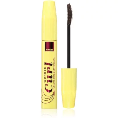 Avon Wonder Curl tusz podkręcający i zwiększający objętość rzęs odcień Brown Black 10 ml