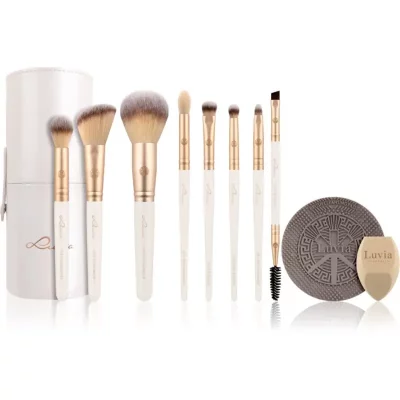 Luvia Cosmetics Prime Vegan zestaw pędzli z etui Sparkling Wine 10 szt.