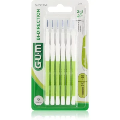 G.U.M Bi Direction Interdental Brush szczoteczki międzyzębowe 0,7 mm 6 szt.