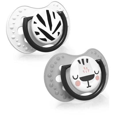 LOVI Salt & Pepper smoczek 3-6 m 2 szt.